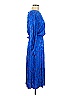 Maggy London 100% Silk Blue Casual Dress Size 8 - photo 4