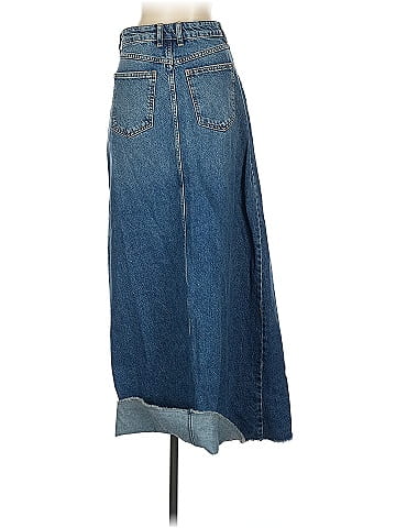 We the Free Denim Skirt (view 2)