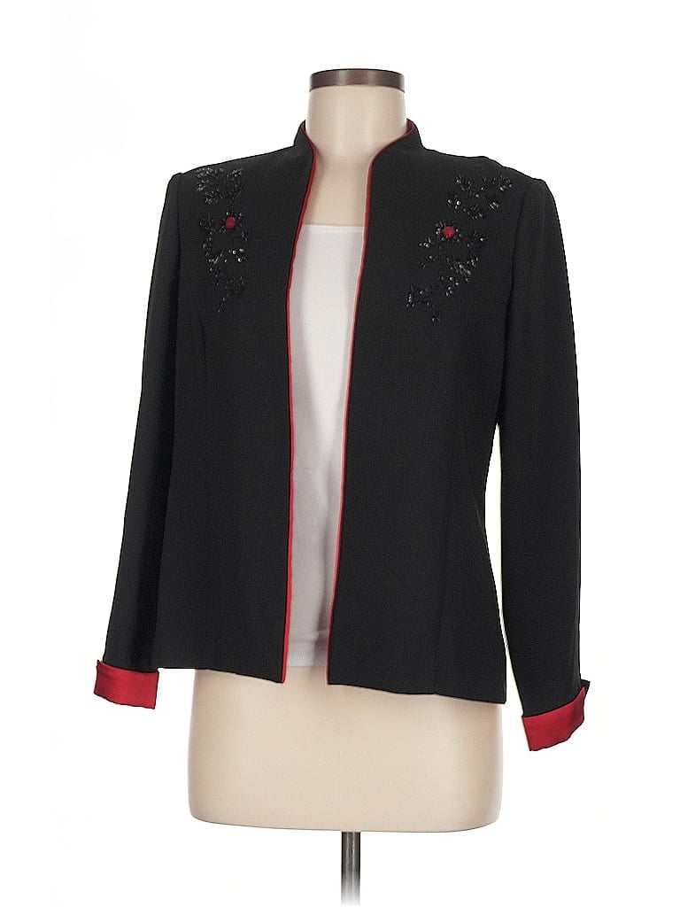 Click to view more detailed imagery on our partner's website Pre-owned Perceptions Blazer Jacket In Black