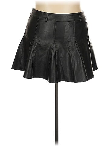 Chouyatou Faux Leather Skirt (view 1)