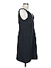 David Meister 100% Silk Solid Black Cocktail Dress Size 12 - photo 4