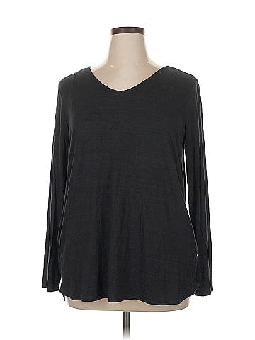 Dana Buchman Long Sleeve Top (view 1)