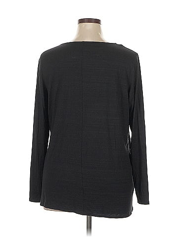 Dana Buchman Long Sleeve Top (view 2)