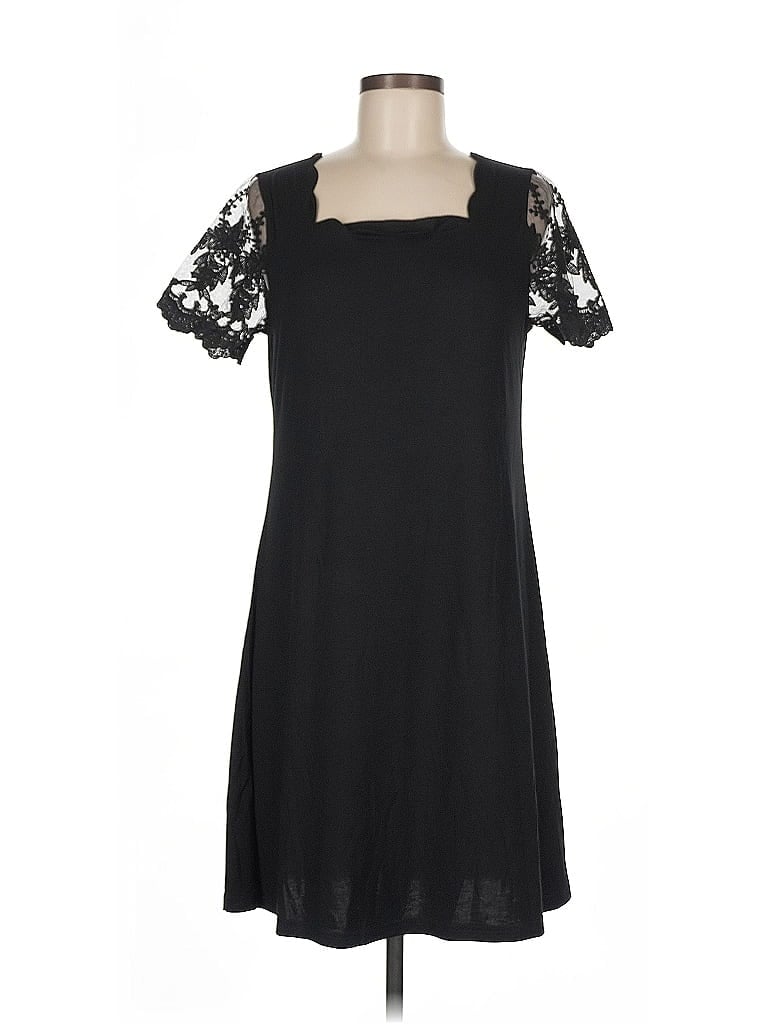 Pre-owned Made With Love Casual Dress In Black