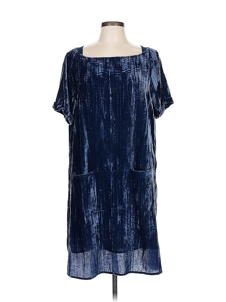 Floreat Blue Casual Dress Size L - photo 1
