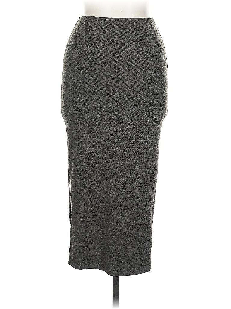 Pre-owned Olivaceous Casual Skirt In Gray