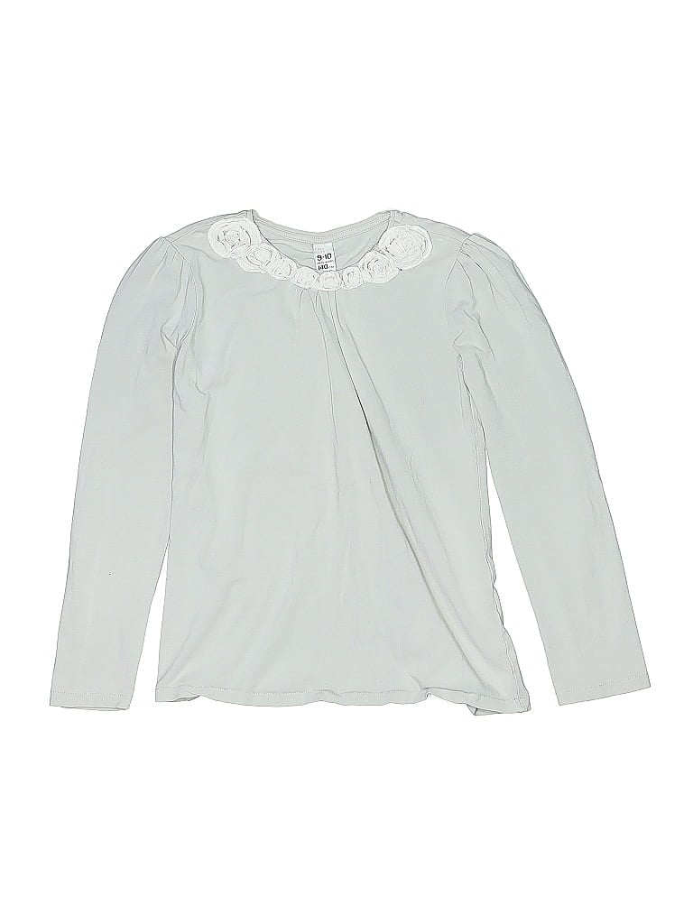 Zara Kids Silver Long Sleeve T-Shirt Size 9 - photo 1