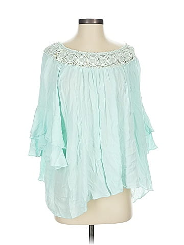 Easel 3/4 Sleeve Blouse (view 1)