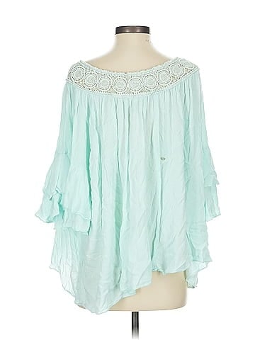 Easel 3/4 Sleeve Blouse (view 2)