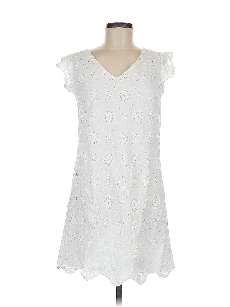Pre-owned Shein Casual Dress In White
