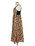 Thakoon Collective 100% Polyester Animal Print Brown Casual Dress Size 4 - photo 5