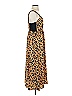 Thakoon Collective 100% Polyester Animal Print Brown Casual Dress Size 4 - photo 4