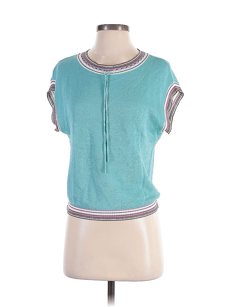 M Missoni Teal Blue Sweater Vest Size EU (IT) 40 / US 4 - photo 1