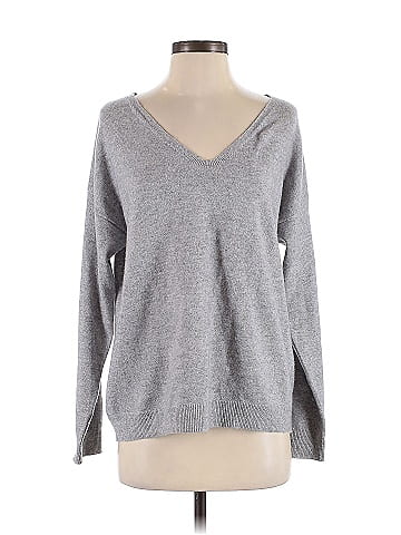 Aqua Cashmere Pullover Sweater (view 1)