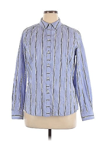 Foxcroft Long Sleeve Button-Down Shirt (view 1)