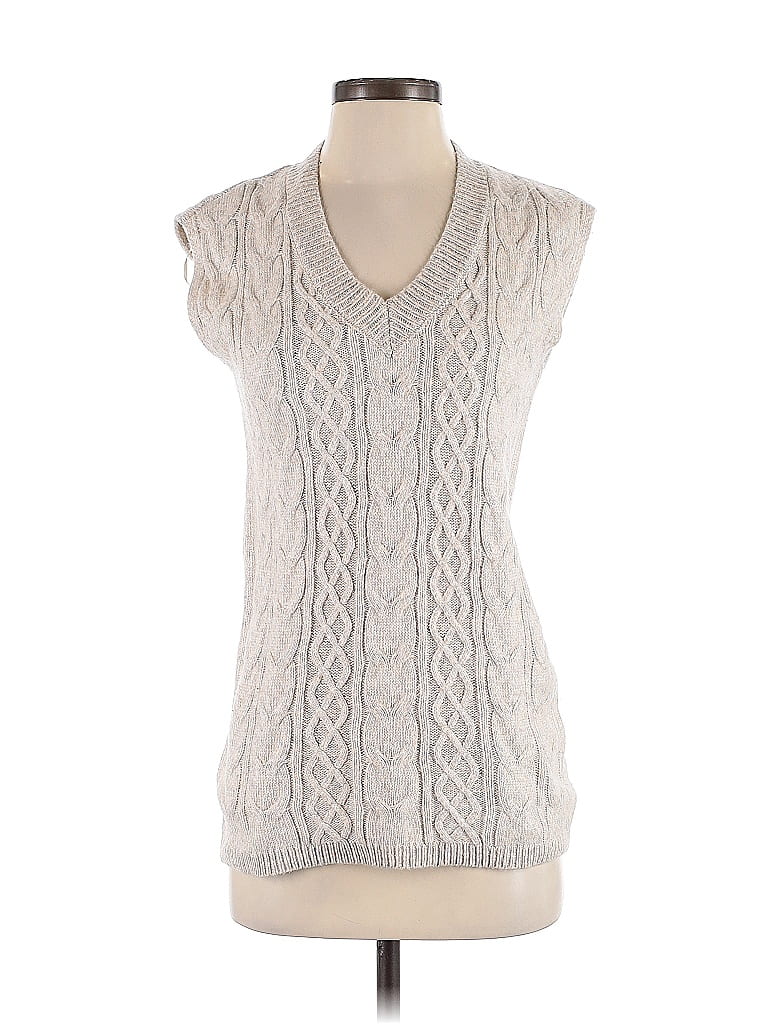 Pre-owned Sincerely Jules Sweater Vest In Silver