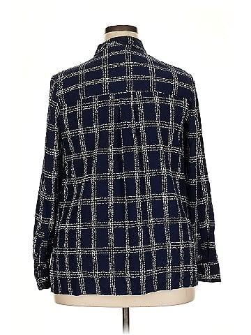 Jessica London Long Sleeve Button-Down Shirt (view 2)