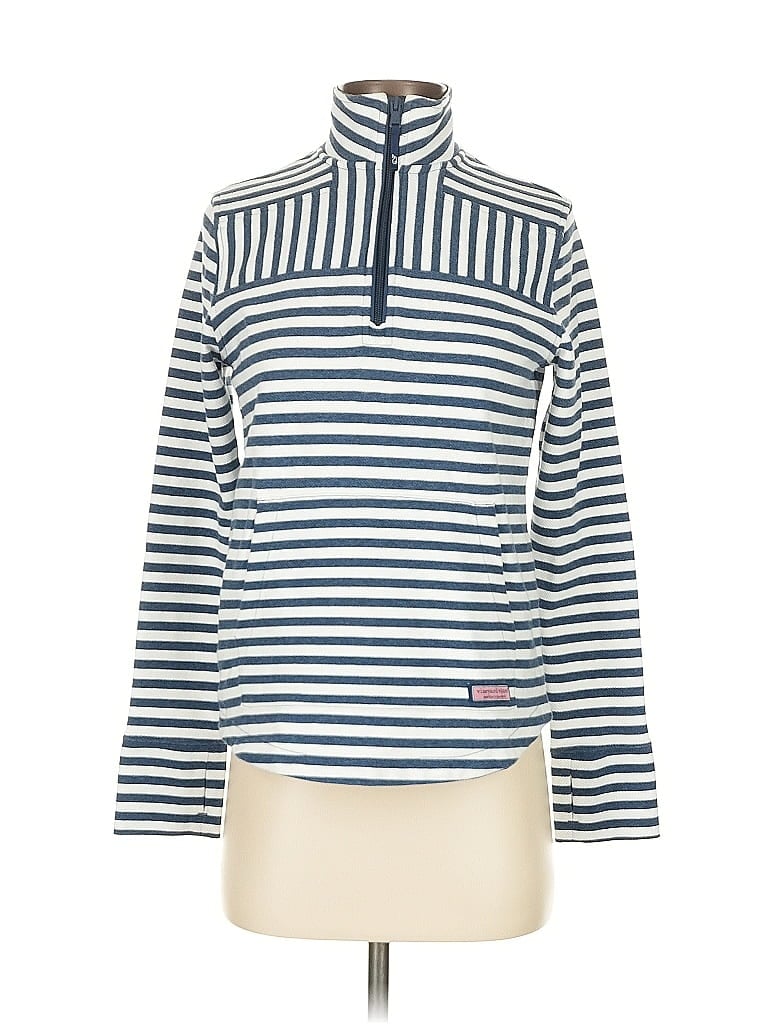 Pre-owned Vineyard Vines Pullover Sweater In Blue