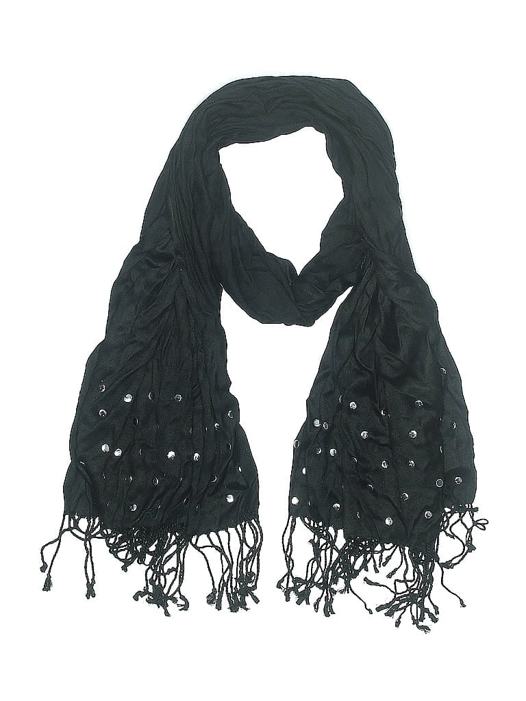 Pre-owned Collection Eighteen Scarf In Black