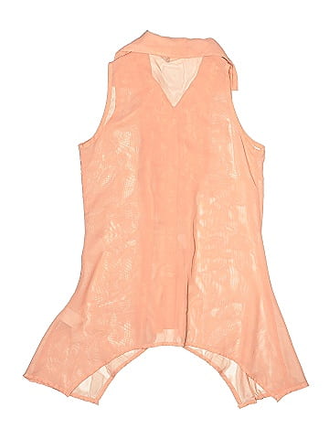 Beautees Sleeveless Button-Down Shirt (view 2)