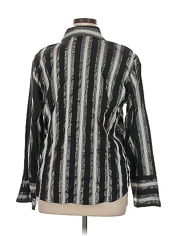 Ashley Stewart Long Sleeve Button-Down Shirt (view 2)