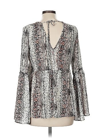 Peach Love Long Sleeve Blouse (view 2)
