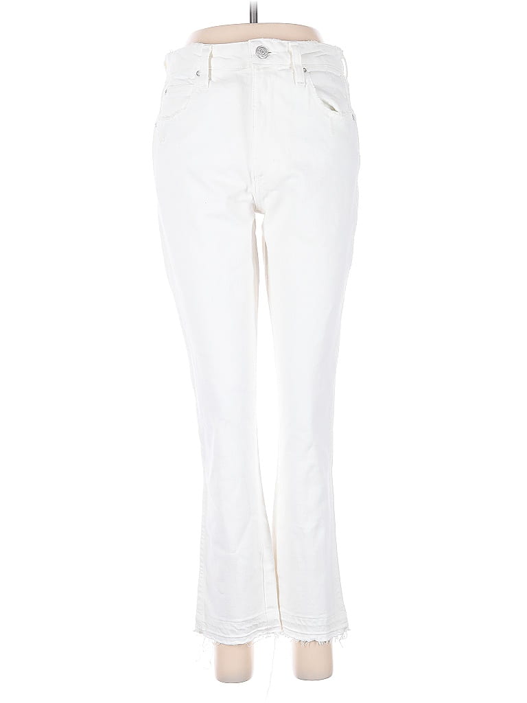 Pre-owned Amo Jeans In White