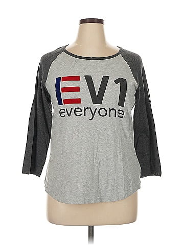 EV1 from Ellen Degeneres 3/4 Sleeve T-Shirt (view 1)