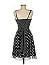Guess 100% Polyester Polka Dots Black Cocktail Dress Size 7 - photo 2