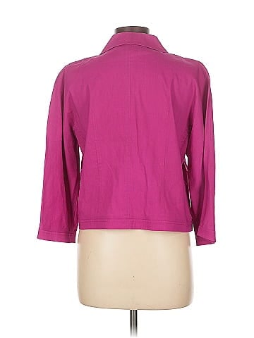 DKNY 3/4 Sleeve Button-Down Shirt (view 2)