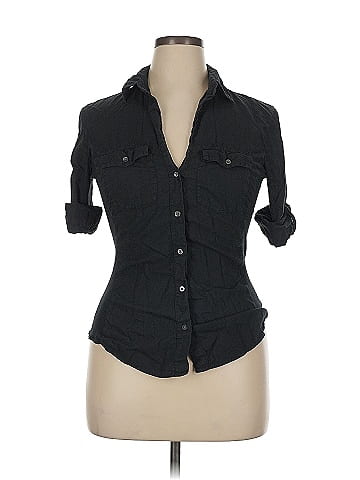 James Perse 3/4 Sleeve Button-Down Shirt (view 1)