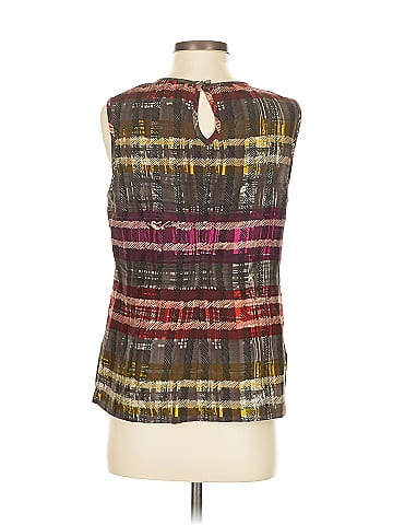 Trina Turk Sleeveless Silk Top (view 2)