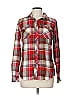 Duluth Trading Co. Plaid Red Long Sleeve Button-Down Shirt Size M - photo 1