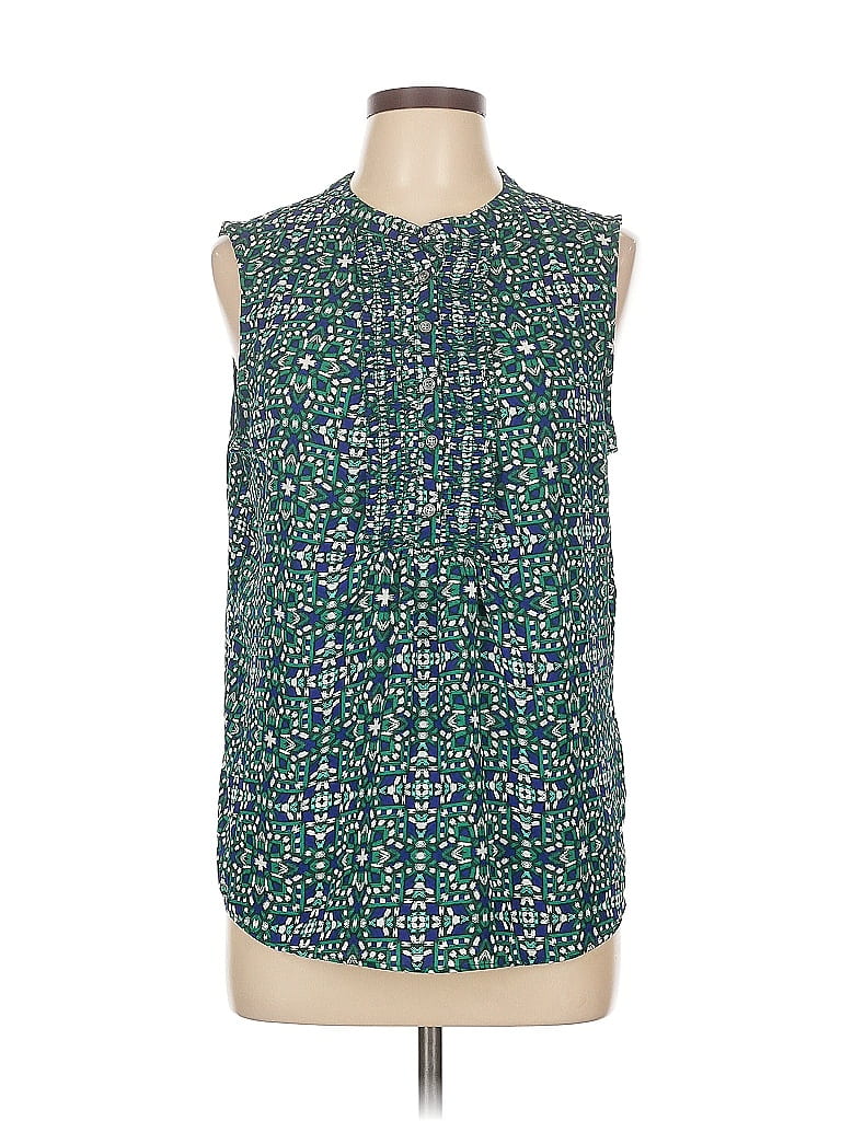 Ann Taylor Blouse Sans Manches à Sequins Rose Poudré