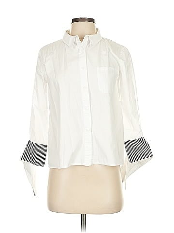 English Factory 3/4 Sleeve Button-Down Shirt (view 1)