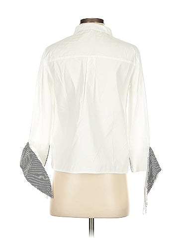 English Factory 3/4 Sleeve Button-Down Shirt (view 2)