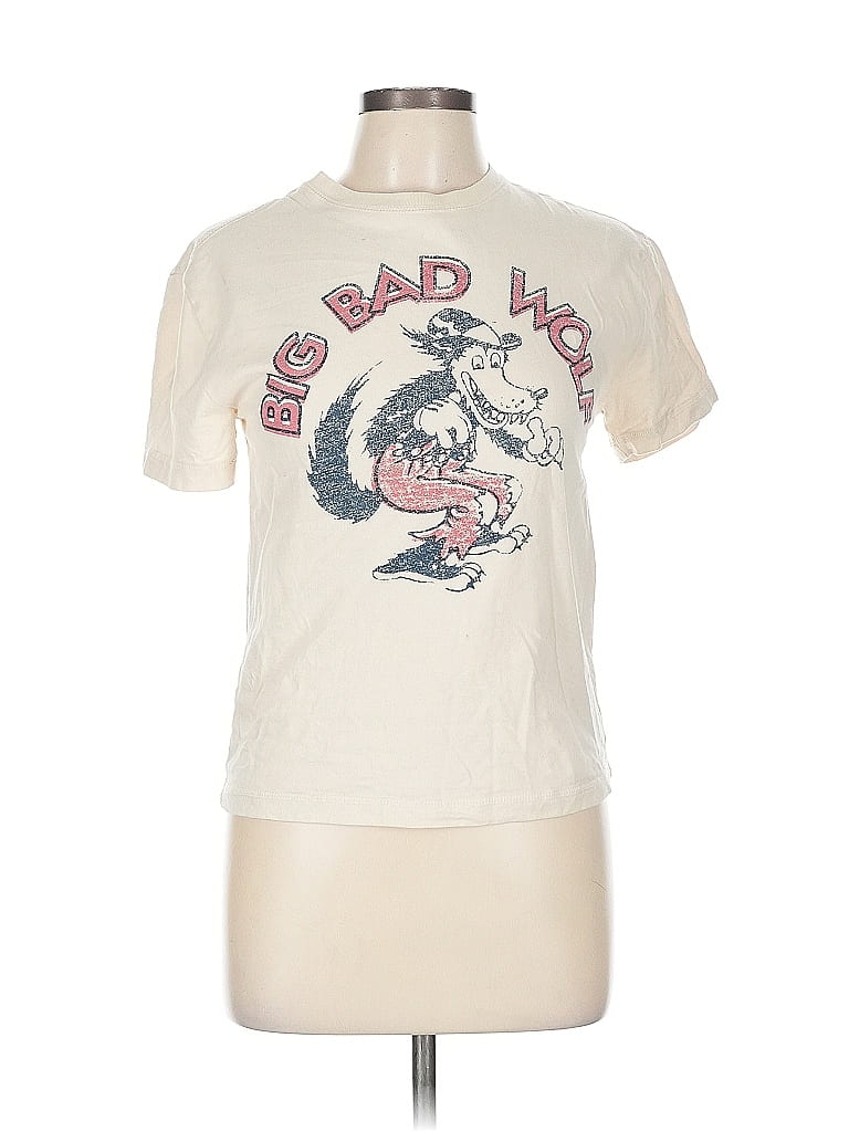 Click to view more detailed imagery on our partner's website Pre-owned Disney Short Sleeve T-shirt In White