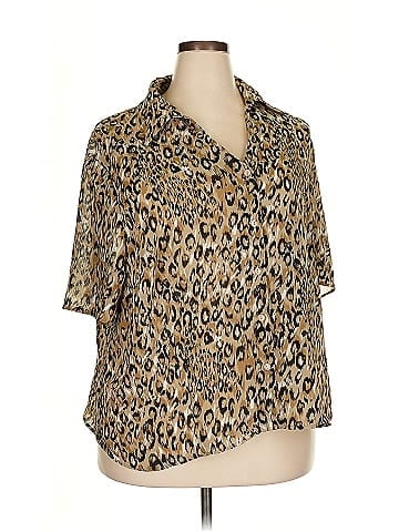Liz Claiborne Short Sleeve Blouse (view 1)