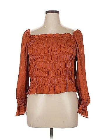 A New Day Long Sleeve Blouse (view 1)