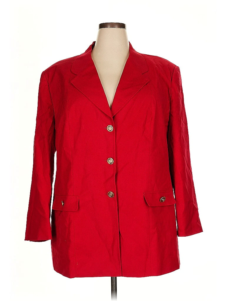 Pre-owned Mary Kay Blazer Jacket In Red