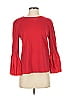English Factory 100% Cotton Red 3/4 Sleeve Top Size S - photo 1