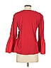 English Factory 100% Cotton Red 3/4 Sleeve Top Size S - photo 2