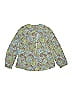 Zara Kids Paisley Green Long Sleeve Blouse Size 11 (big kids) - photo 2