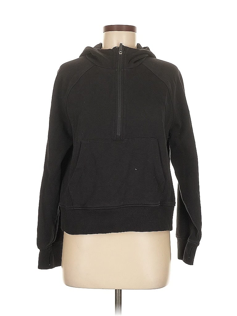 Pre-owned Zelos Pullover Hoodie In Black