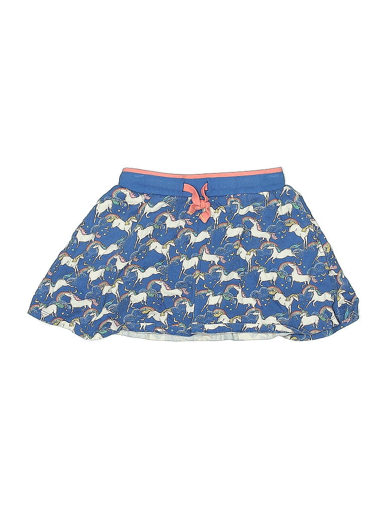 Mini Boden 100% Cotton Print Blue Skirt Size 7 - 8 - photo 1
