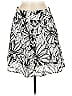 Max Rave 100% Cotton Graphic White Casual Skirt Size 9 - photo 1