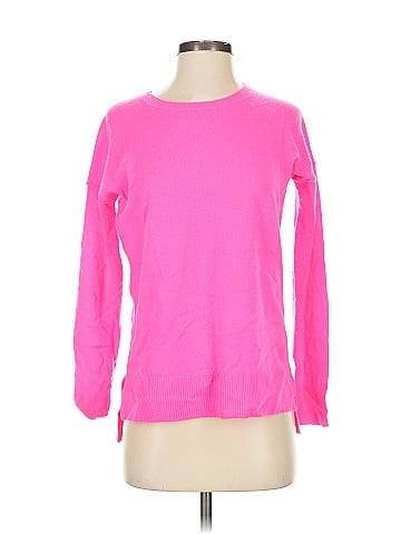 Aqua Cashmere Pullover Sweater (view 1)