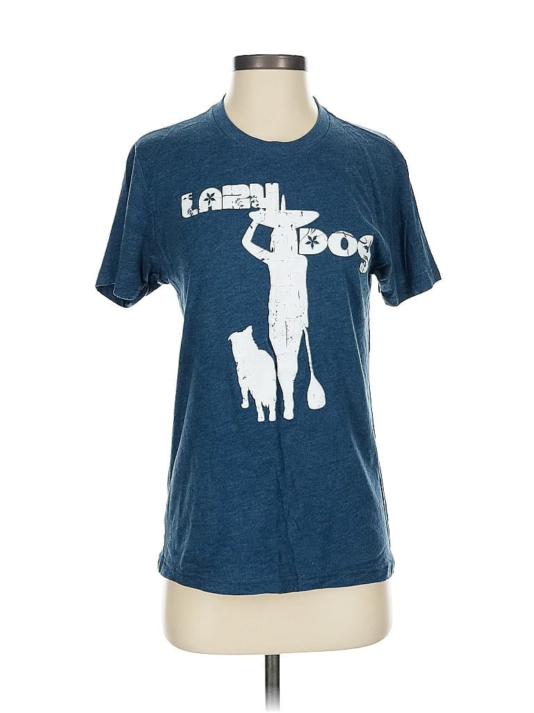 Next Level Apparel 100% Polyester Blue Short Sleeve T-Shirt Size S - photo 1