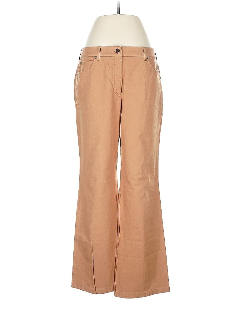 Escada Solid Tan Dress Pants Size EU 40 / US 10 - photo 1