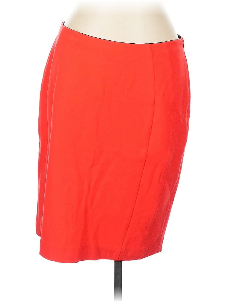 Pre-owned Ann Taylor Formal Skirt In Orange